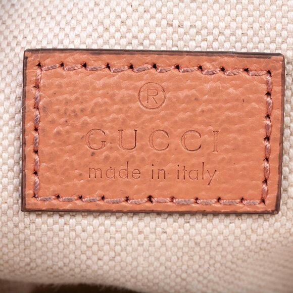 Authentic Gucci Pink GG Canvas Ophidia Mini Crossbody - Picture 8 of 16